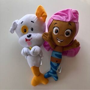 Nickelodeon Bubble Guppies Bubble Puppy&Molly Plush Set 12”